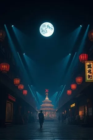 剧情片《铁轨上的月亮》封面，夜行列车与窗外的月光