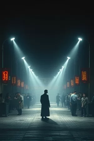 治愈剧《山径晚风》封面，山间小路尽头一片晚霞